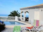 Modernes Ferienhaus Spanien Costa Blanca privater Pool und Meerblick mieten